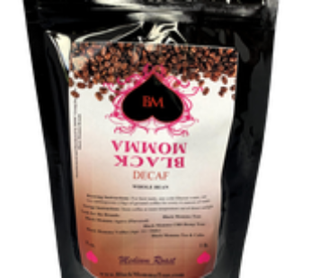 BLACK MOMMA BLEND DECAF COFFEE BEANS – MEDIUM ROAST 8 OZ -DECAF